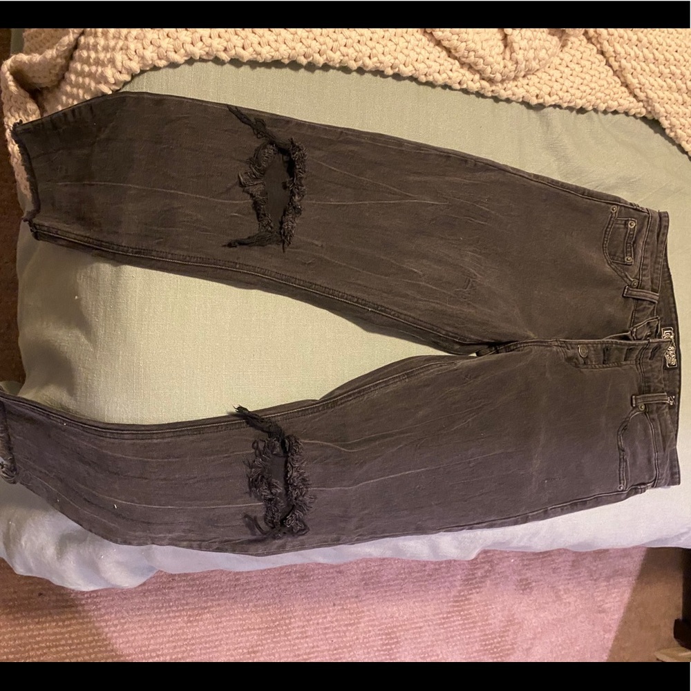 Lucky Brand Ripped Black Jeans (brand new)